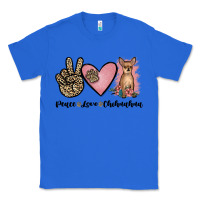 True Royal peace love chihuahua Classic Tee - JahusDesignShop