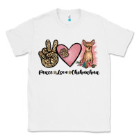 White peace love chihuahua Classic Tee - JahusDesignShop