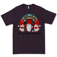 Plum merry Christmas Gnomes Rainbow Premium Tee - JahusDesignShop