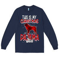 Navy This Is My Christmas Pajama Shirt Long Sleeve Tee - Bettercallsaul