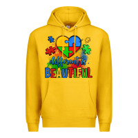 Lemon different is beautiful autism Premium Hoodie - OliviaCreatesArt