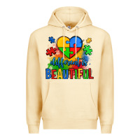Pina Colada different is beautiful autism Premium Hoodie - OliviaCreatesArt
