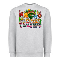Heather Grey Nacho average Teacher Heavyweight Sweatshirt - NancyCooperArtShop