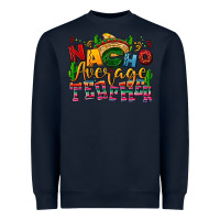 Navy Nacho average Teacher Heavyweight Sweatshirt - NancyCooperArtShop
