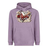 Lavender baseball mom Heavyweight Hoodie - FaDigitalArtStudio
