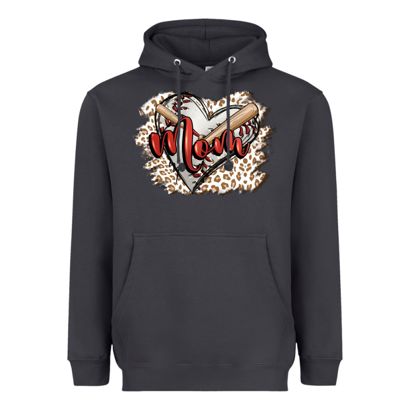 Baseball Mom Heavyweight Hoodie by FaDigitalArtStudio | Teevron