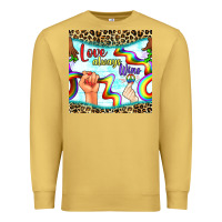 Antique Gold Pride lgbtq love always wins peace gender symbol Premium Sweatshirt - BundleAndBundleShop