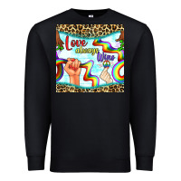 Black Pride lgbtq love always wins peace gender symbol Premium Sweatshirt - BundleAndBundleShop