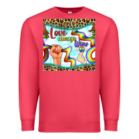 Cardinal Pride lgbtq love always wins peace gender symbol Premium Sweatshirt - BundleAndBundleShop
