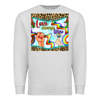 Dove Grey Pride lgbtq love always wins peace gender symbol Premium Sweatshirt - BundleAndBundleShop