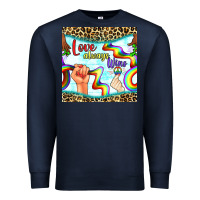 Navy Pride lgbtq love always wins peace gender symbol Premium Sweatshirt - BundleAndBundleShop