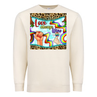 Sandshell Pride lgbtq love always wins peace gender symbol Premium Sweatshirt - BundleAndBundleShop