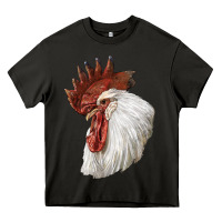 Asphalt Leghorn Rooster Head Heavy Core Tee - LillyAllenDesigns
