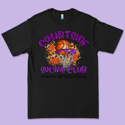 Courtside Social Club Premium Tee Designed By Maliassmallbusiness