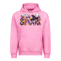 Fuchsia Pink too cute to spook Urban Hoodie - CowhideDigitalArt