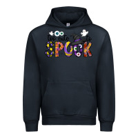Navy too cute to spook Urban Hoodie - CowhideDigitalArt