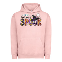 Pigment Salmon too cute to spook Urban Hoodie - CowhideDigitalArt