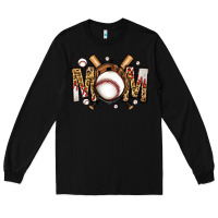 Black baseball mom Long Sleeve Tee - Jasminsmagicworld