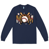 Navy baseball mom Long Sleeve Tee - Jasminsmagicworld