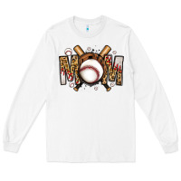 White baseball mom Long Sleeve Tee - Jasminsmagicworld