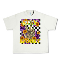 Pistachio stay skeleton hand spooky Urban Heavy Tee - LillyAllenDesigns
