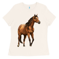 Bone Quarter Horse Ladies Tee - LillyAllenDesigns
