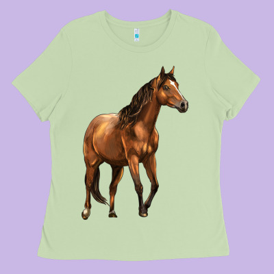 Quarter Horse Ladies Tee Designed By Lillyallendesigns