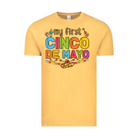 Vintage Mustard my first cinco de mayo Vintage Tee - LillyAllenDesigns