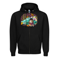 Black Western rabbit Easter Day Zipper Hoodie - CowGirlArtShop