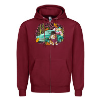 Burgundy Western rabbit Easter Day Zipper Hoodie - CowGirlArtShop