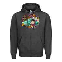 Charcoal Heather Western rabbit Easter Day Zipper Hoodie - CowGirlArtShop