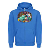 True Royal Western rabbit Easter Day Zipper Hoodie - CowGirlArtShop