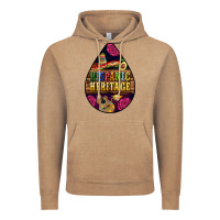 Vintage Coffee teardrop Hispanic Heritage Vintage Hoodie - BundleAndBundleShop