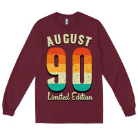 Burgundy august 90 limited edition Long Sleeve Tee - Bettercallsaul