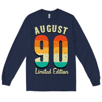 Navy august 90 limited edition Long Sleeve Tee - Bettercallsaul