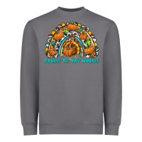 Storm Gobble Til You Wobble with Rainbow Heavyweight Sweatshirt - texasbilliewilder