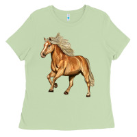 Matcha Haflinger Horse Ladies Tee - LillyAllenDesigns