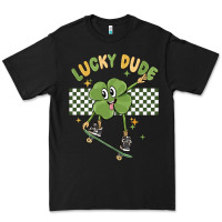 Black lucky dude Premium Tee - MaliasSmallBusiness