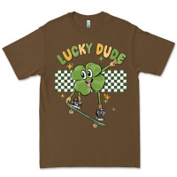 Cacao lucky dude Premium Tee - MaliasSmallBusiness