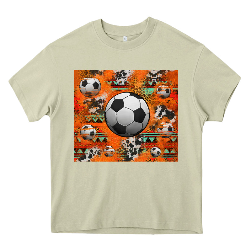 Soccer Aztec Glitter Tumbler Heavy Core Tee by Jasminsmagicworld | Teevron