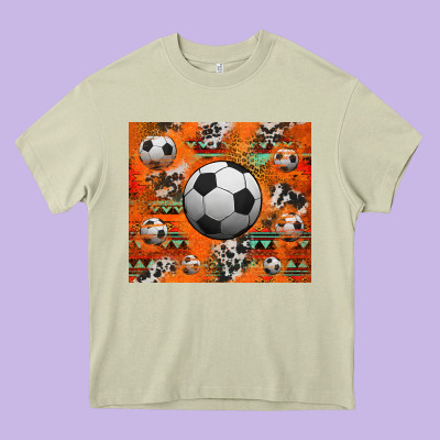 Soccer Aztec Glitter Tumbler Heavy Core Tee Designed By Jasminsmagicworld