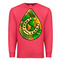 Cardinal st.patrick's teardrop earrings Premium Sweatshirt - FaDigitalArtStudio