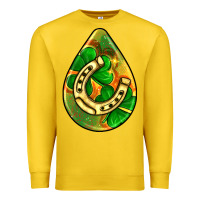 Lemon st.patrick's teardrop earrings Premium Sweatshirt - FaDigitalArtStudio