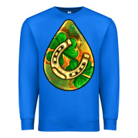 True Royal st.patrick's teardrop earrings Premium Sweatshirt - FaDigitalArtStudio