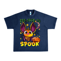Navy too cute to spook Urban Heavy Tee - LillyAllenDesigns