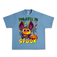 Pebble Blue too cute to spook Urban Heavy Tee - LillyAllenDesigns