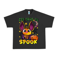 Pigment Black too cute to spook Urban Heavy Tee - LillyAllenDesigns