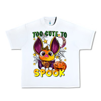 White too cute to spook Urban Heavy Tee - LillyAllenDesigns