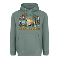 Sage with god all things are possible with baby jesus bbs Heavyweight Hoodie - BundleAndBundleShop