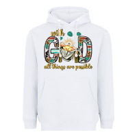 White with god all things are possible with baby jesus bbs Heavyweight Hoodie - BundleAndBundleShop